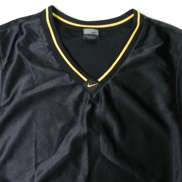 Pittsburgh Penguins Nike Hockey Tank Adult Large Black Yellow Center Swoosh Logo - Picture 3 of 8